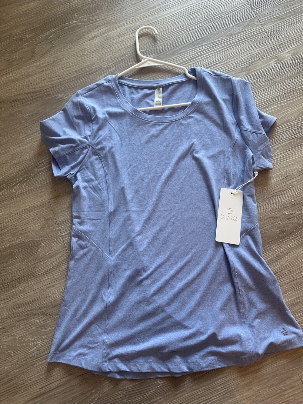 Balance Collection Women’s Short Sleeve Performance Tee - Light Periwinkle